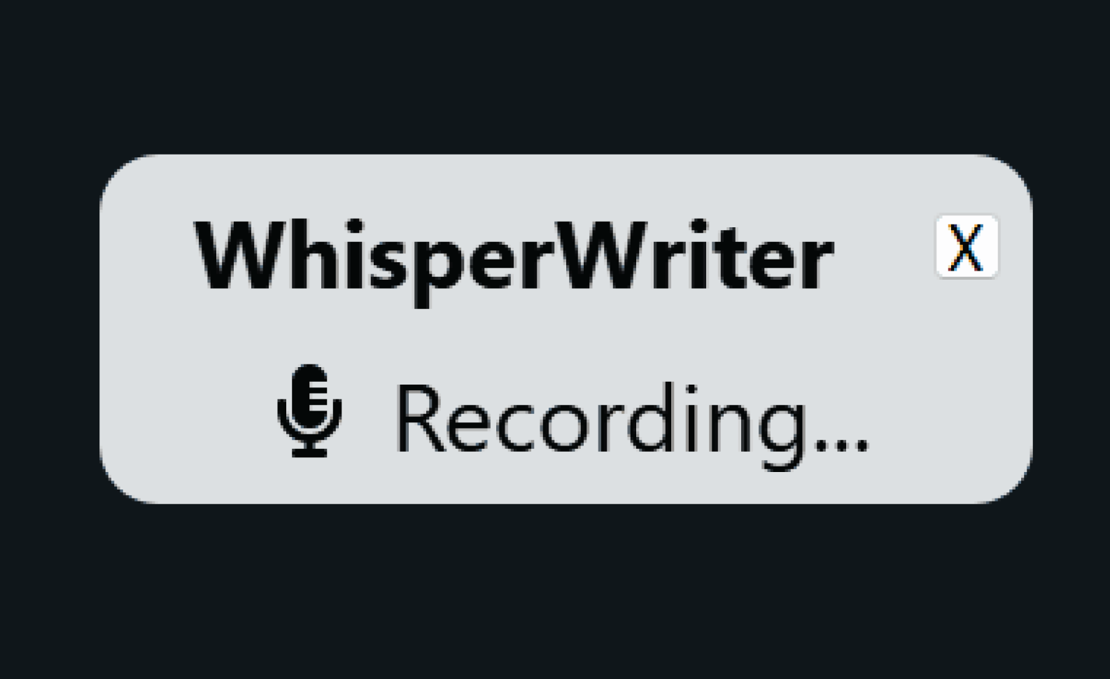 WhisperWriter